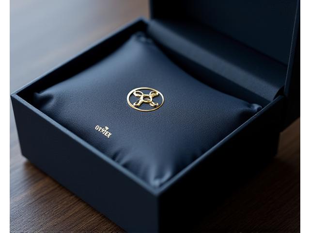 Close-up of a meticulously packaged luxury watch box, with elegant, tamper-evident seals and a discreet tracking device, emphasizing security and care in transit.
